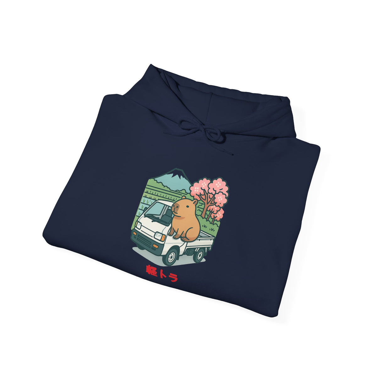 Capybara Kei Truck Hoodie — Japanese Mini Truck JDM Car Hoodie