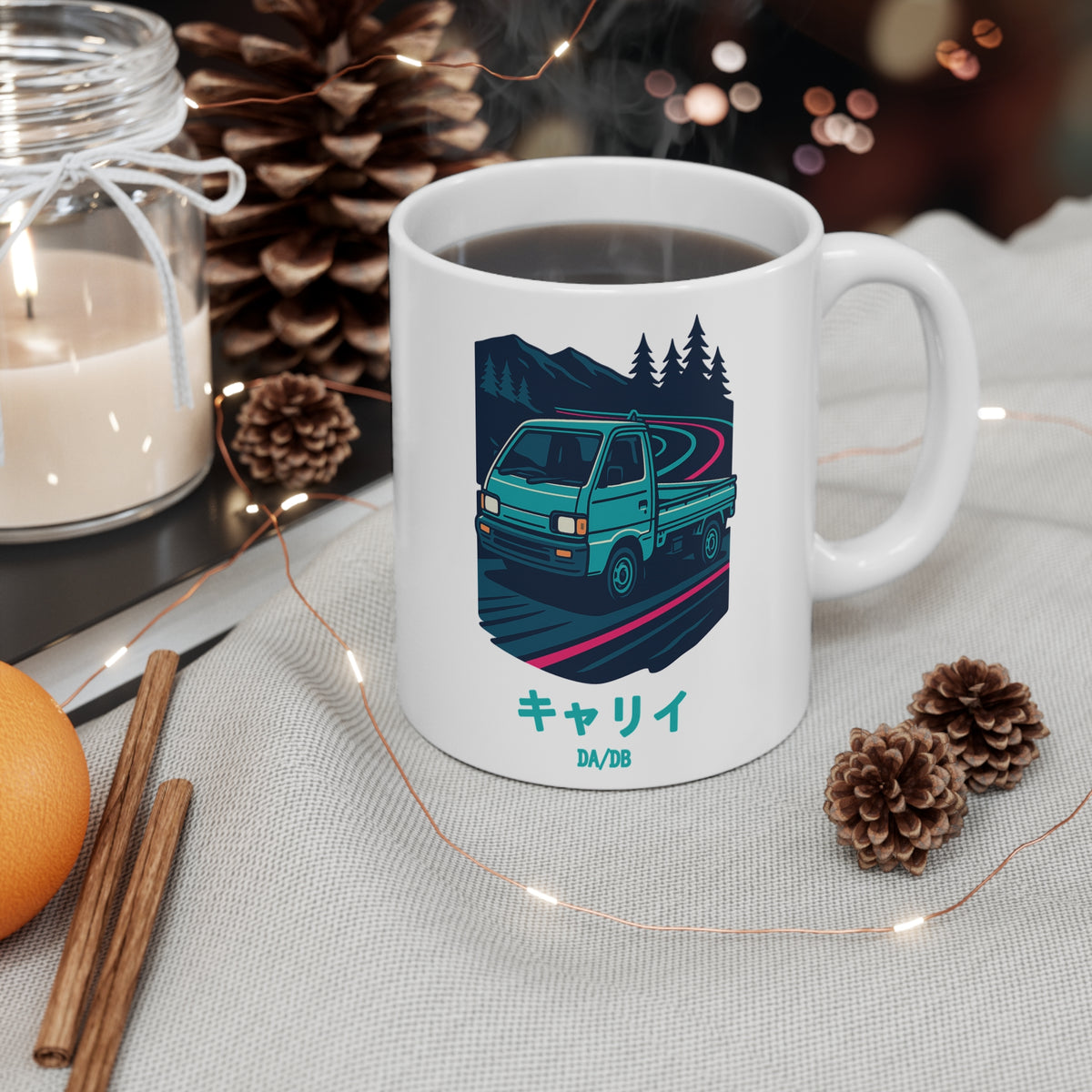 Suzuki Carry Kei Truck Mug — キャリイ JDM Mini Truck Coffee Mug 11oz
