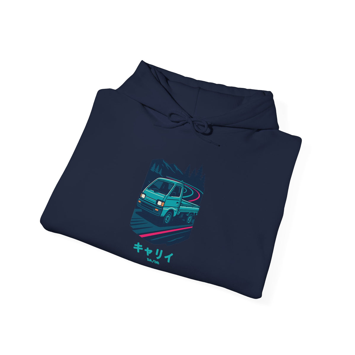 Suzuki Carry Kei Truck Hoodie — Touge Night Japanese Mini Truck Hoodie