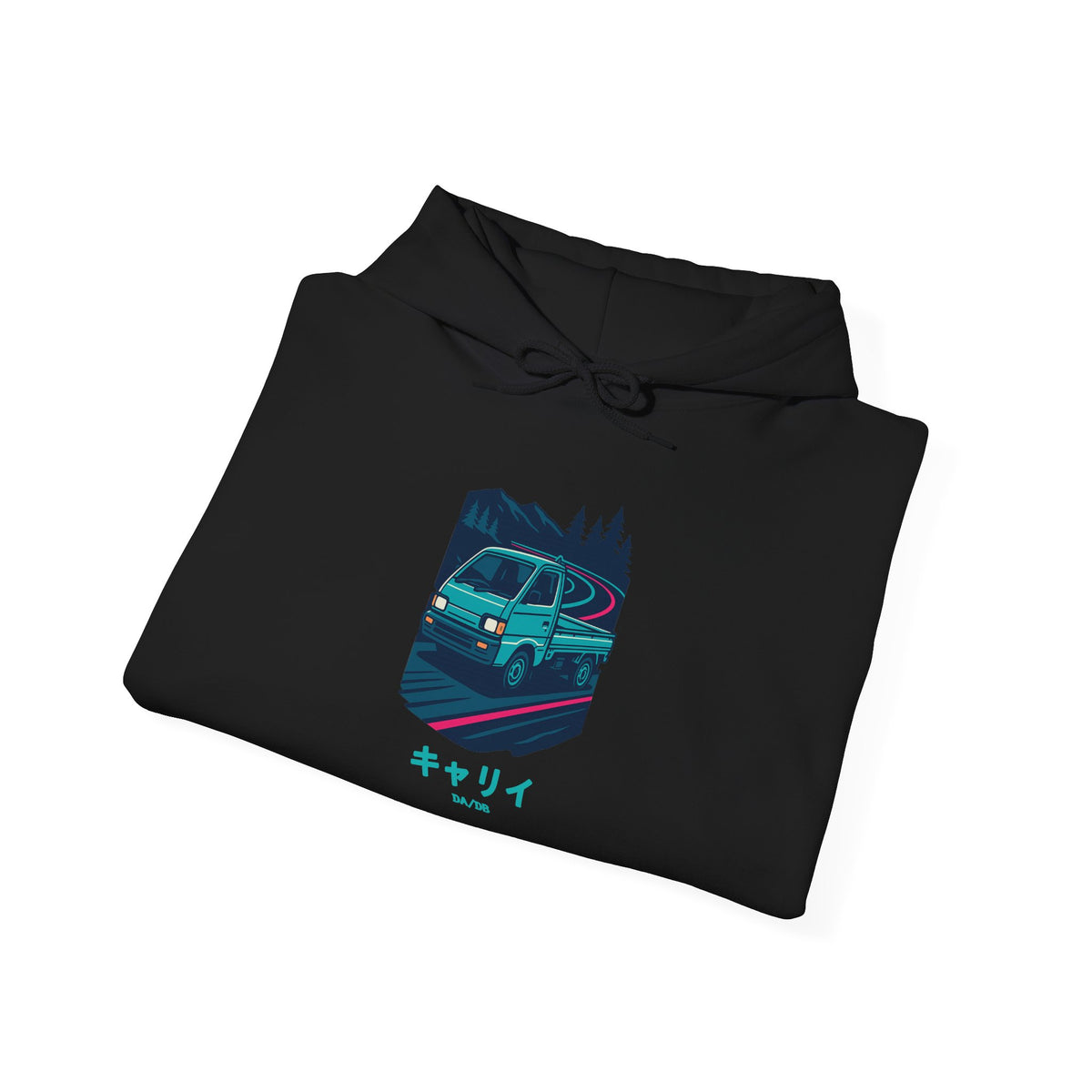 Suzuki Carry Kei Truck Hoodie — Touge Night Japanese Mini Truck Hoodie