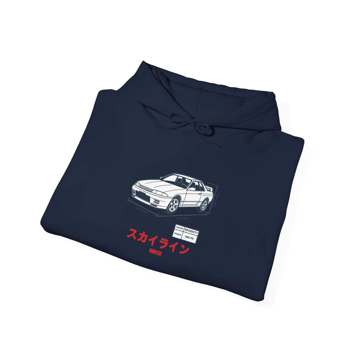 Nissan Skyline GT-R R32 Hoodie — Blueprint JDM Car Hoodie
