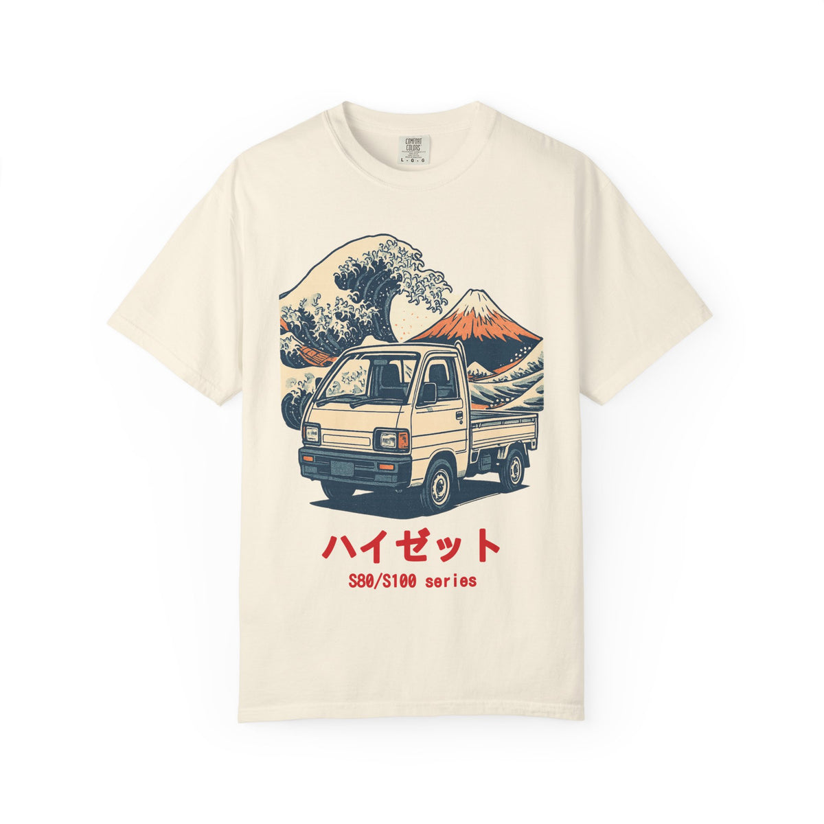 Daihatsu Hijet Kei Truck T-Shirt — Ukiyo-e Wave Japanese Mini Truck T-Shirt