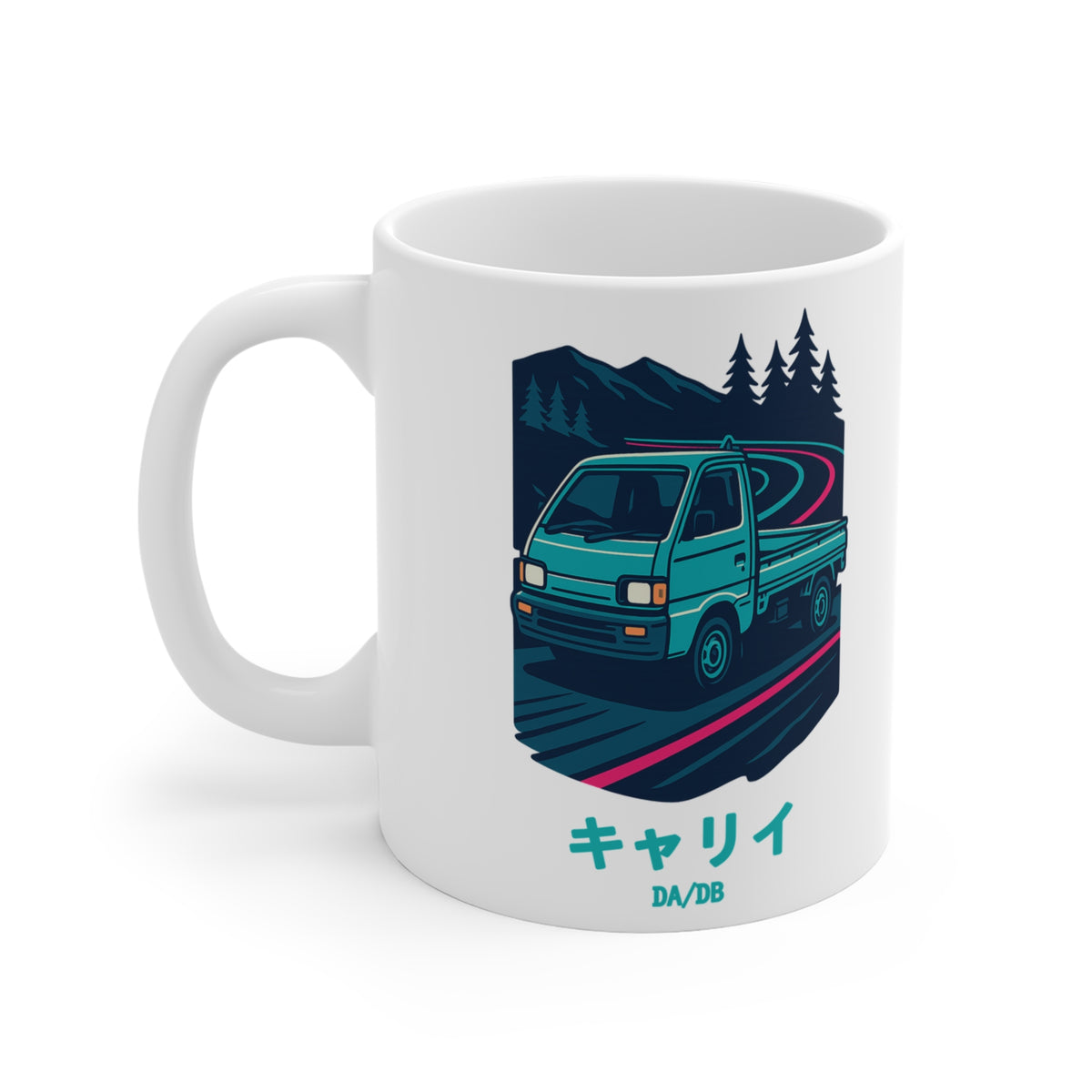 Suzuki Carry Kei Truck Mug — キャリイ JDM Mini Truck Coffee Mug 11oz