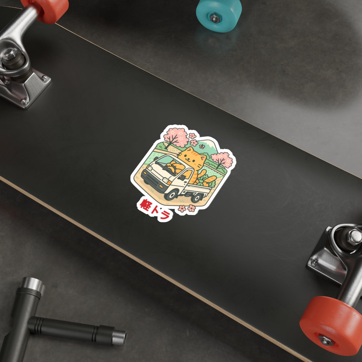 Cat Kei Truck Sticker — Japanese Mini Truck JDM Vinyl Decal
