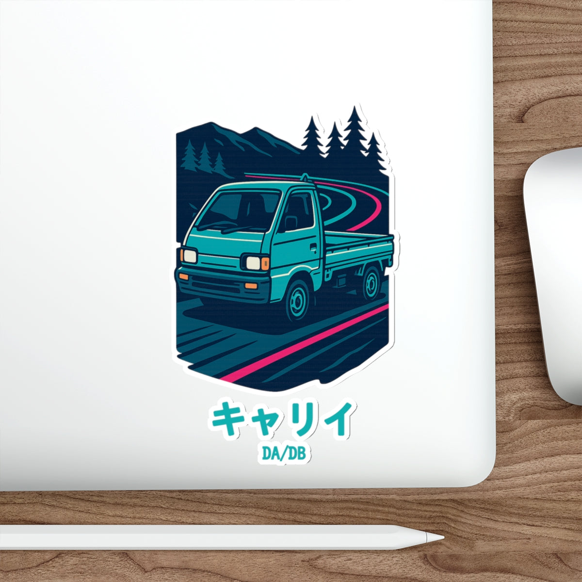 Suzuki Carry Kei Truck Sticker — Touge Night Japanese Mini Truck Sticker