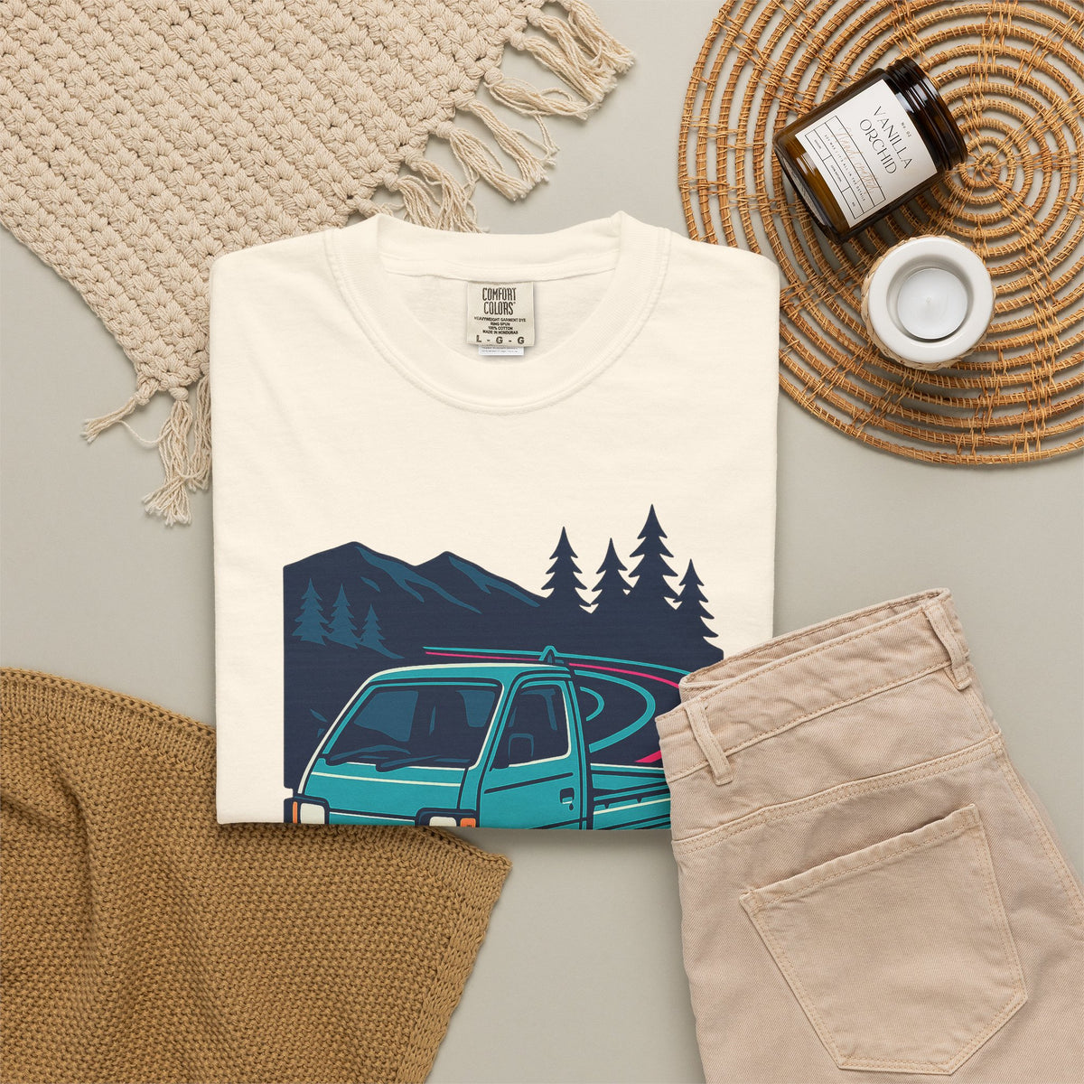 Suzuki Carry Kei Truck T-Shirt — Touge Night Japanese Mini Truck T-Shirt