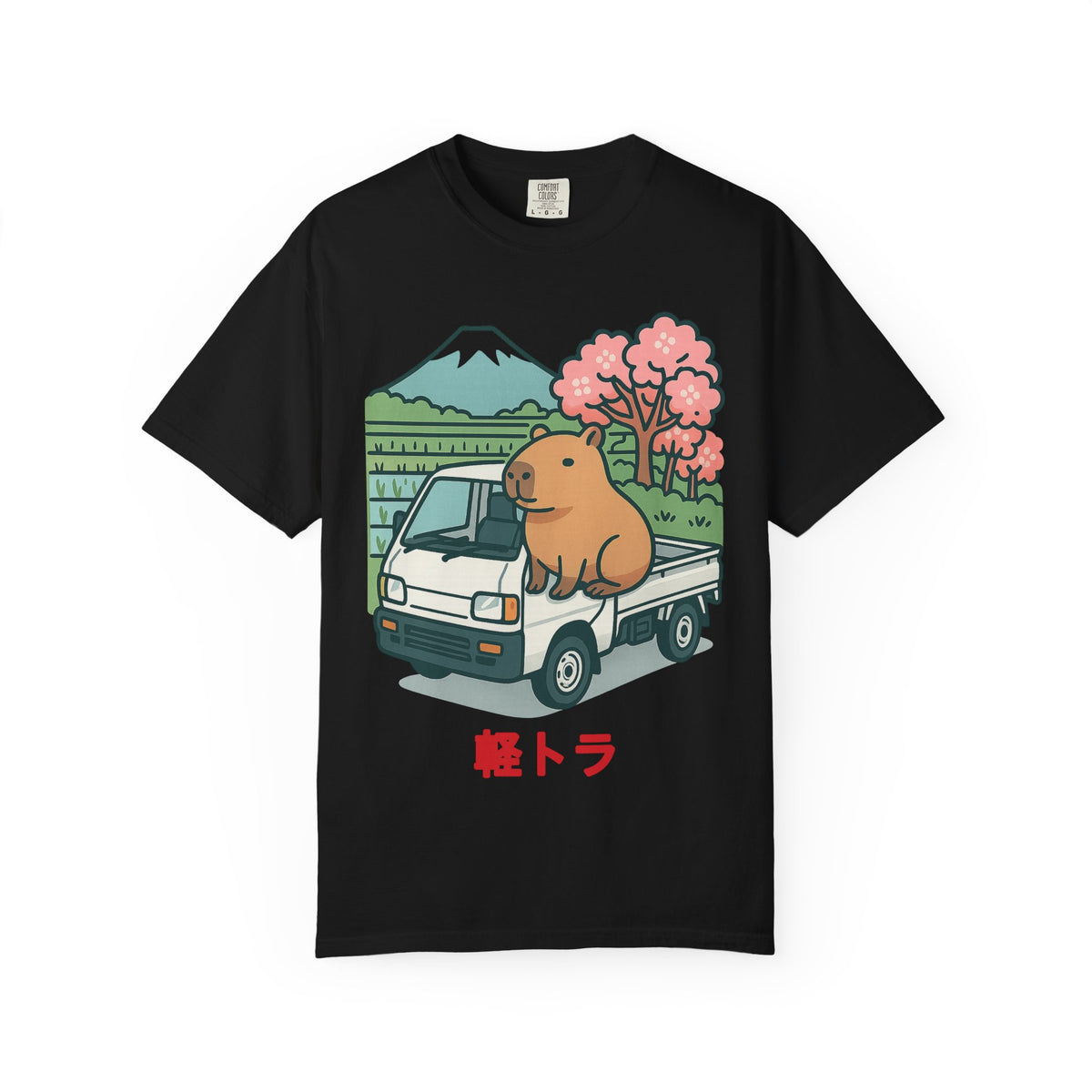 Capybara Kei Truck T-Shirt — Japanese Mini Truck JDM Car Shirt