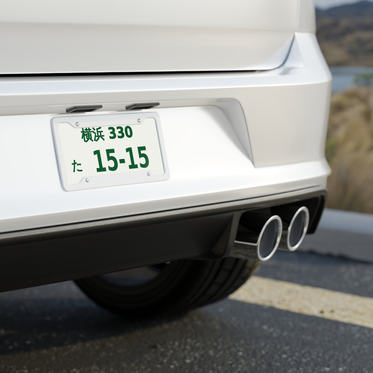 Nissan Silvia S15 Japanese License Plate — 横浜 JDM Style Decorative Plate