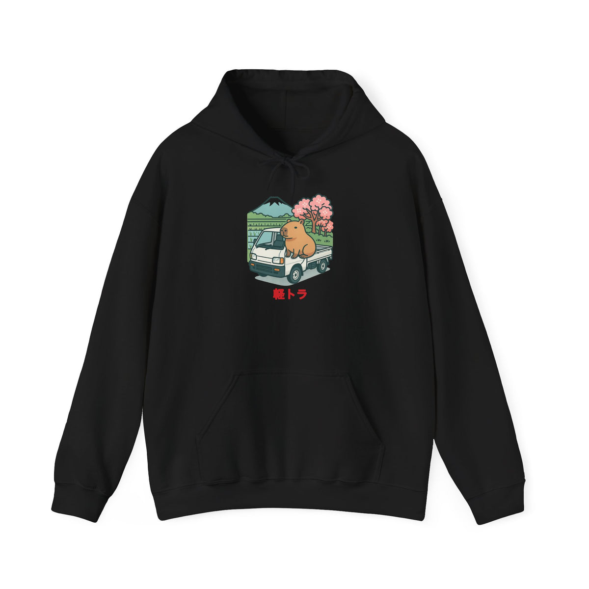 Capybara Kei Truck Hoodie — Japanese Mini Truck JDM Car Hoodie