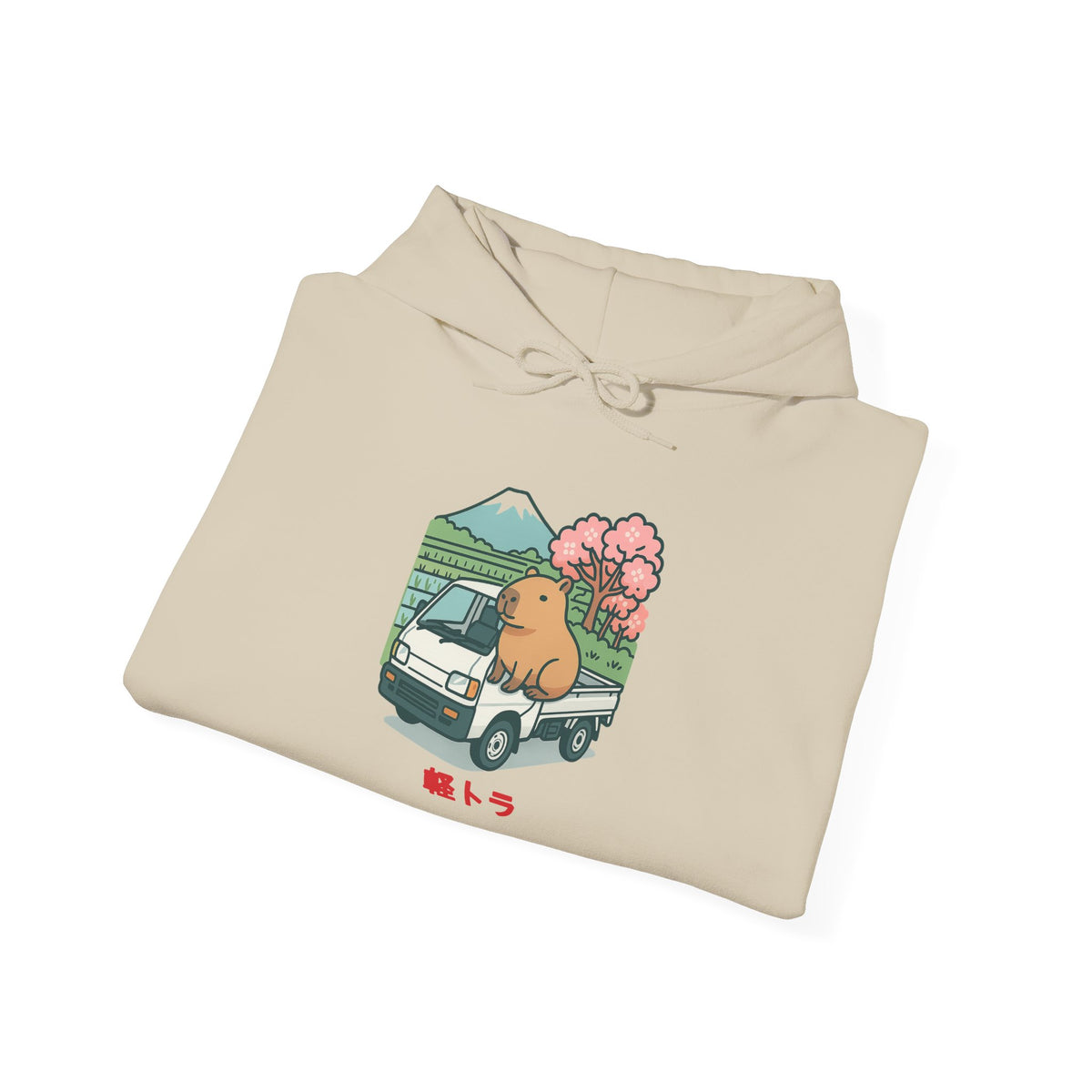 Capybara Kei Truck Hoodie — Japanese Mini Truck JDM Car Hoodie