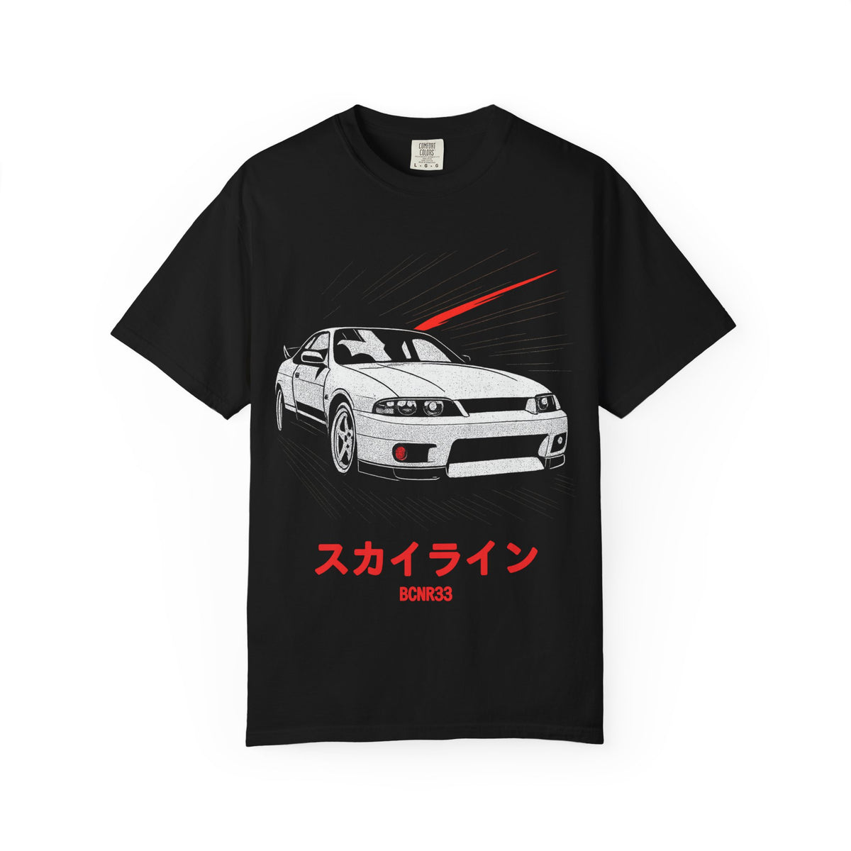 Nissan Skyline GT-R R33 T-Shirt — Manga Panel JDM Car Shirt