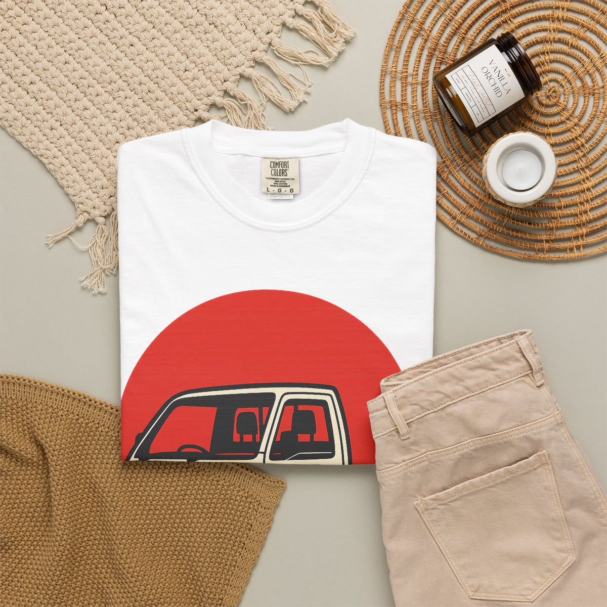 Honda Acty Kei Truck T-Shirt — Red Sun Japanese Mini Truck T-Shirt
