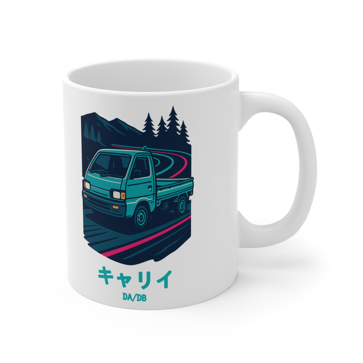 Suzuki Carry Kei Truck Mug — キャリイ JDM Mini Truck Coffee Mug 11oz
