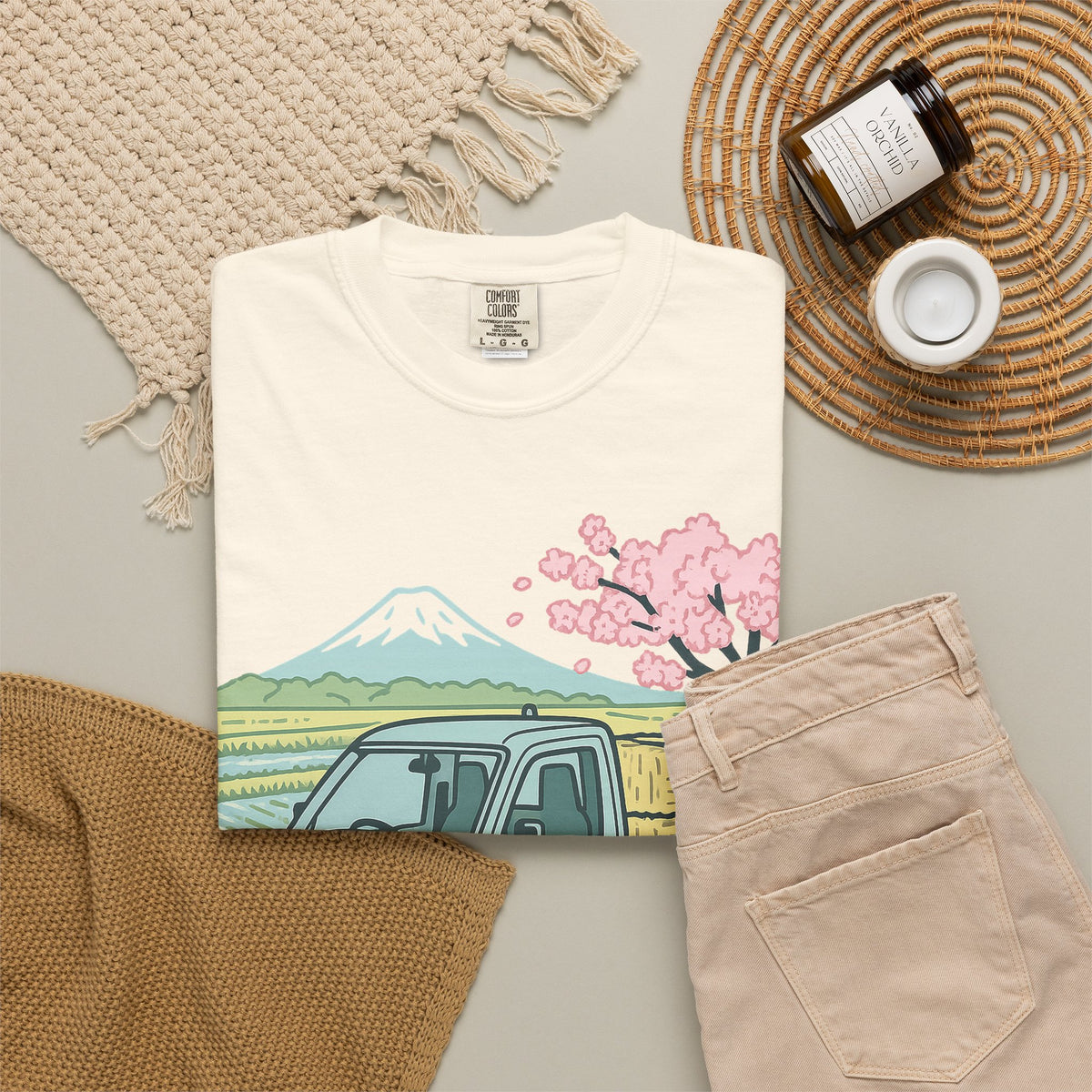 Fuji Farm Kei Truck T-Shirt — Japanese Mini Truck JDM Car Shirt
