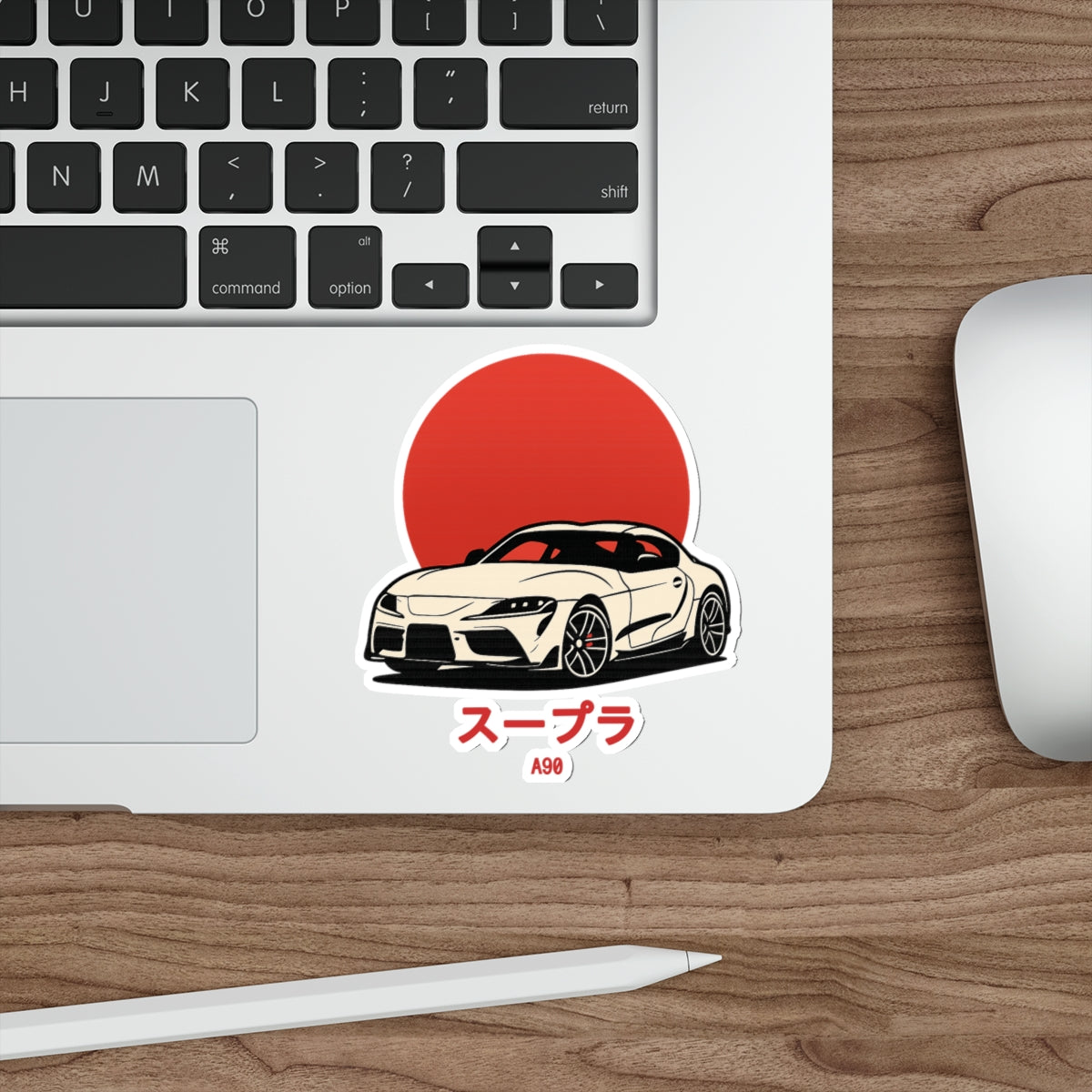 Toyota Supra MK5 Sticker — Red Sun JDM Vinyl Decal