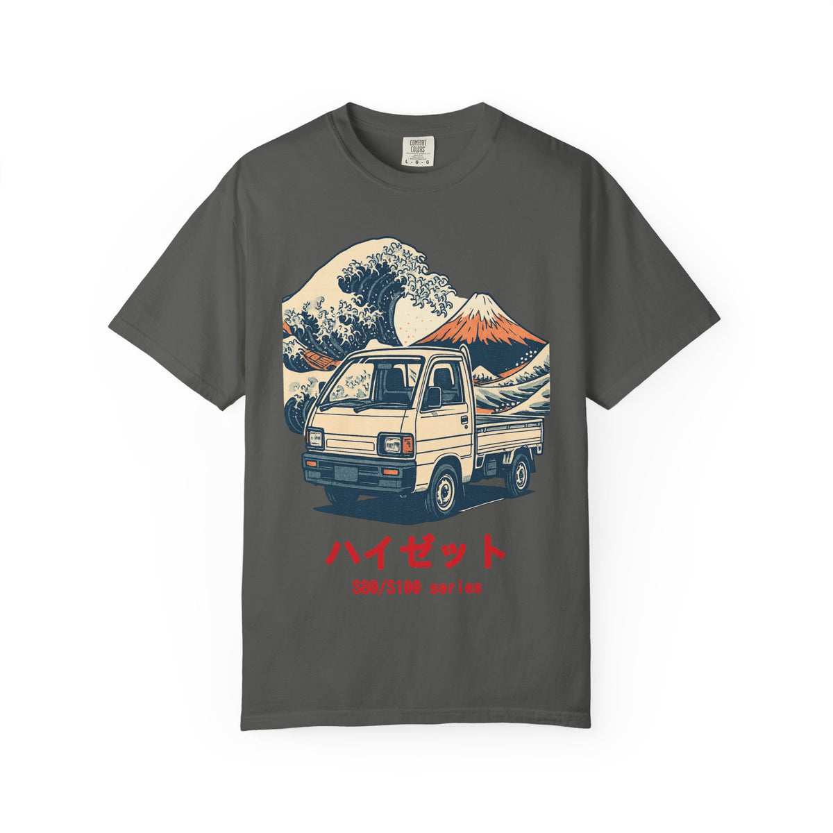 Daihatsu Hijet Kei Truck T-Shirt — Ukiyo-e Wave Japanese Mini Truck T-Shirt