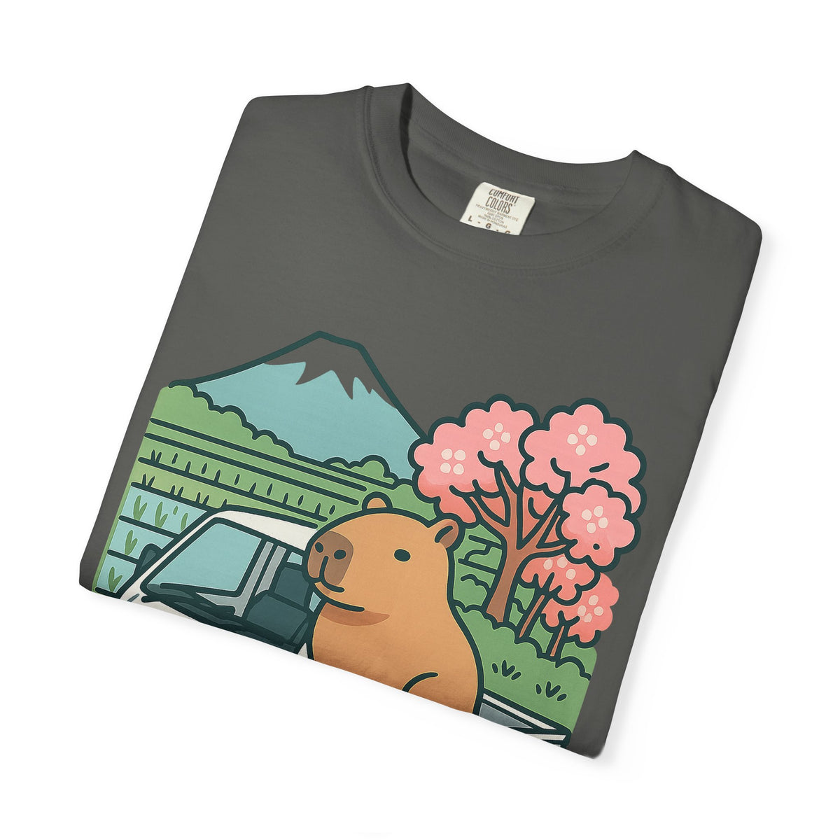 Capybara Kei Truck T-Shirt — Japanese Mini Truck JDM Car Shirt