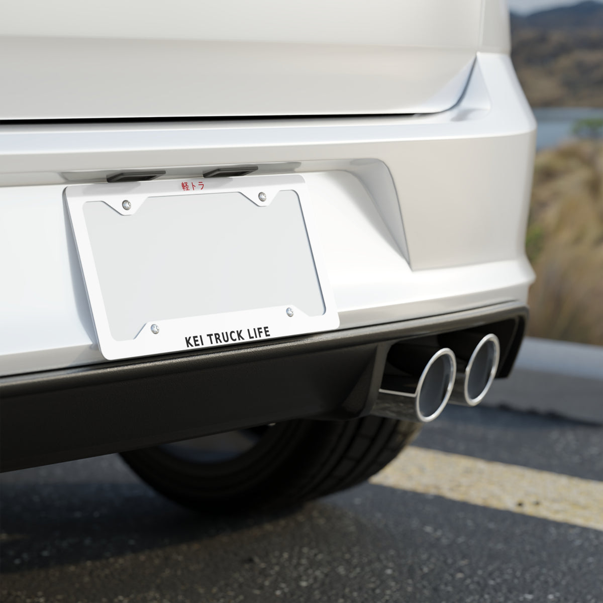 Kei Truck License Plate Frame — 軽トラ Kei Truck Life Japanese Mini Truck Frame