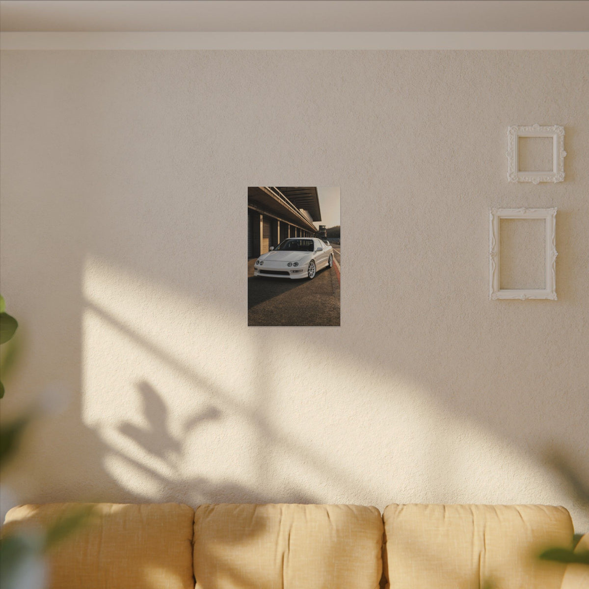 Honda Integra Type R DC2 Canvas Wall Art — Pit Lane Photoreal JDM Car Art