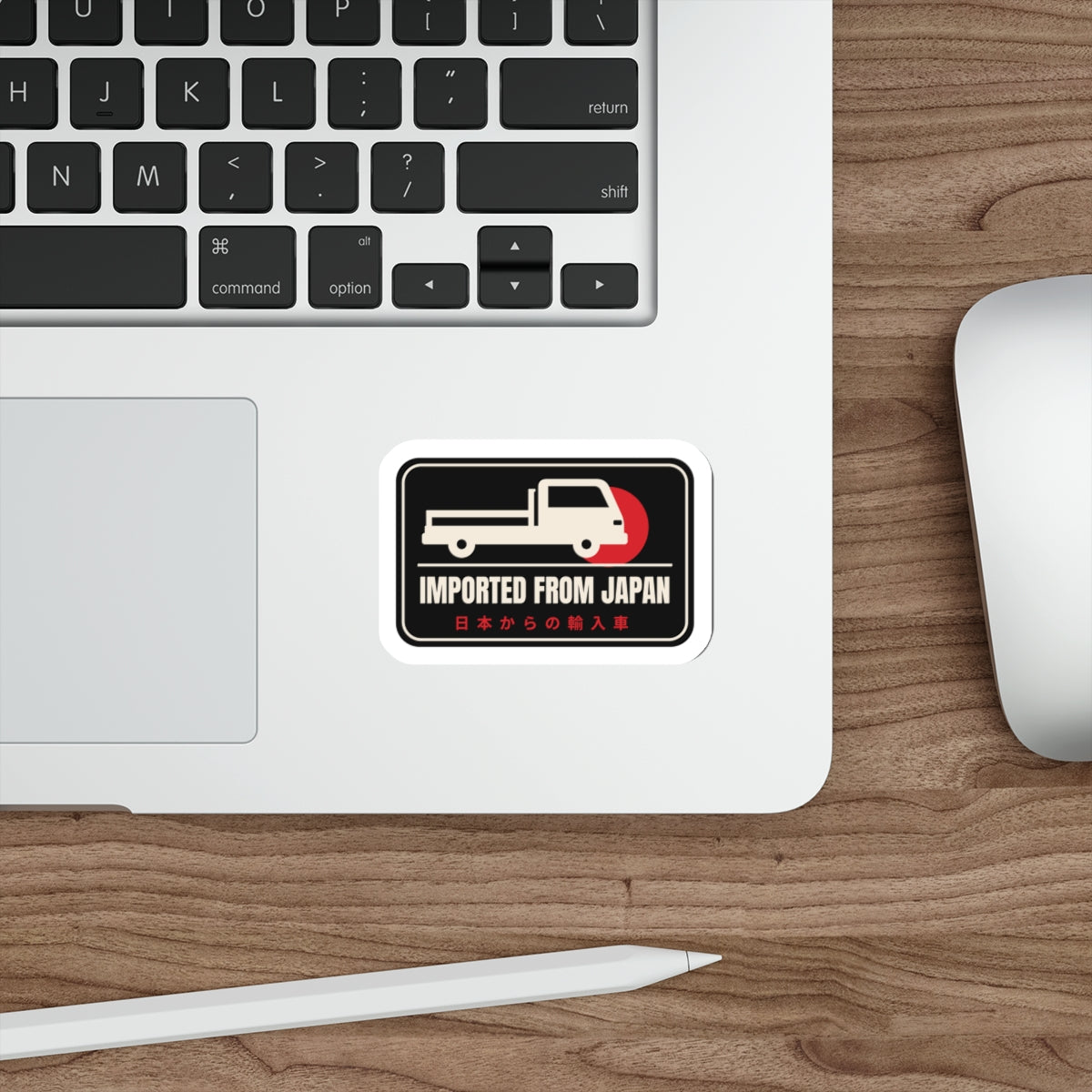 Imported From Japan Sticker — JDM Vinyl Decal for Kei Trucks & Import Cars
