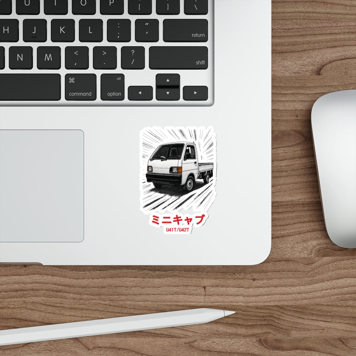 Mitsubishi Minicab Kei Truck Sticker — Manga Panel Japanese Mini Truck Sticker