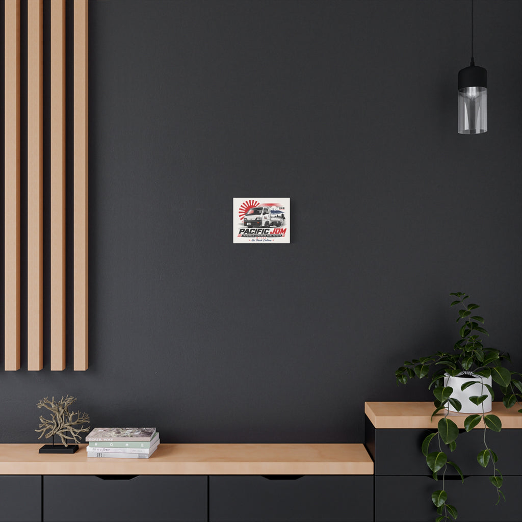 Pacific JDM Kei Truck Canvas Print — Japanese Mini Truck Wall Art