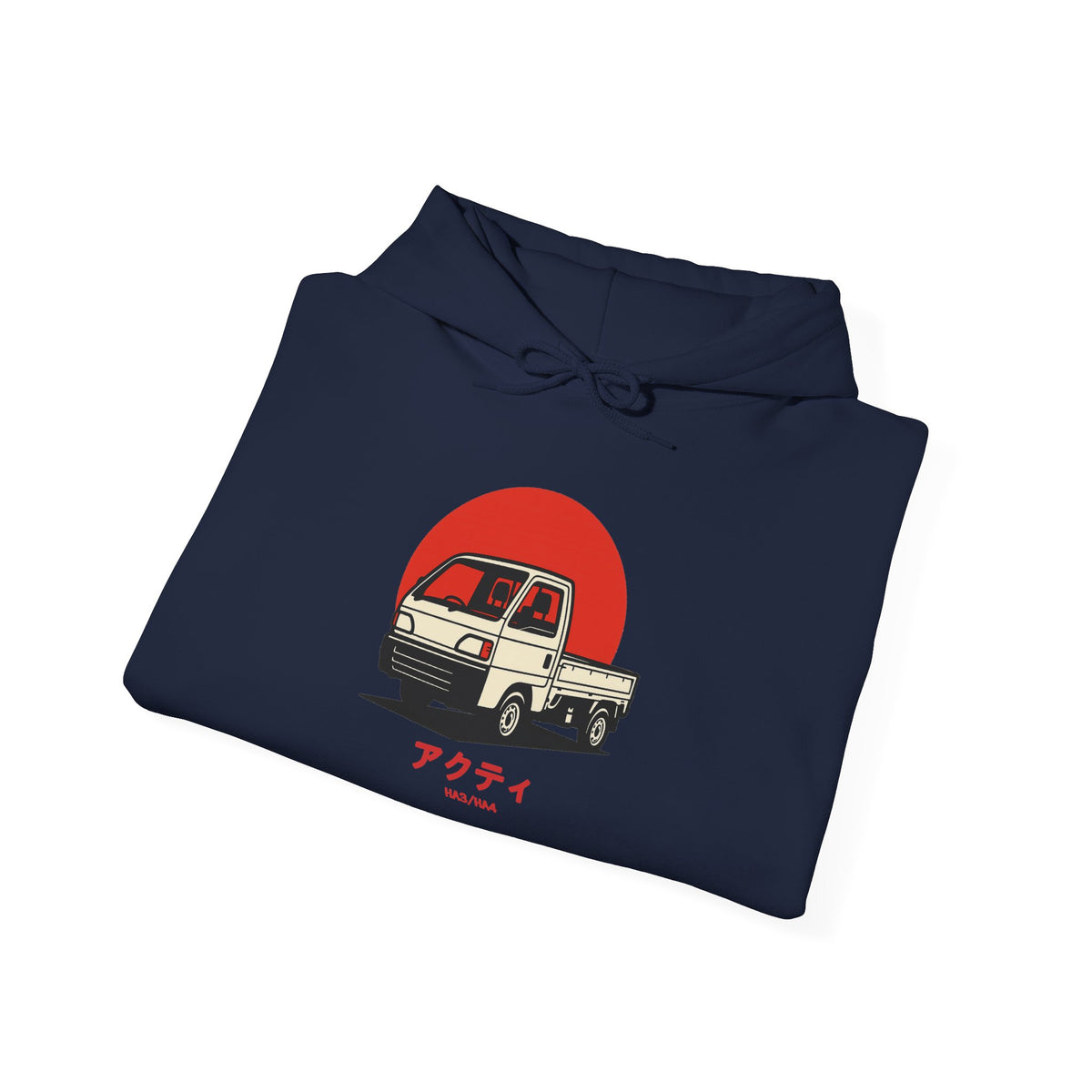 Honda Acty Kei Truck Hoodie — Red Sun Japanese Mini Truck Hoodie