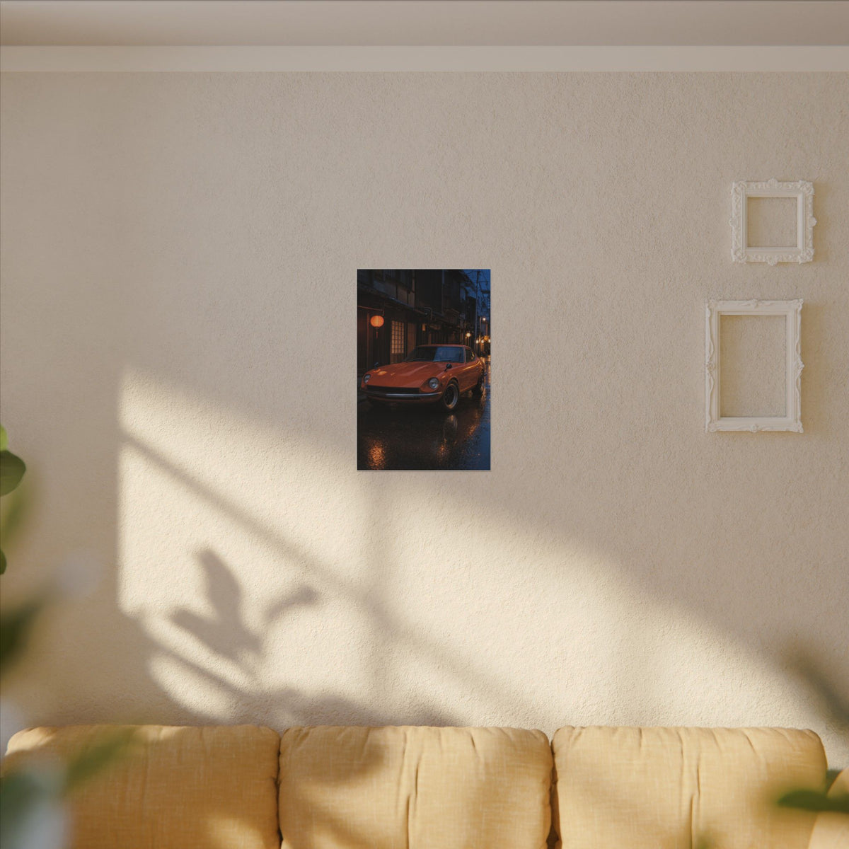 Datsun 240Z Fairlady Z S30 Canvas Wall Art — Tokyo Backstreet Photoreal JDM Car Art