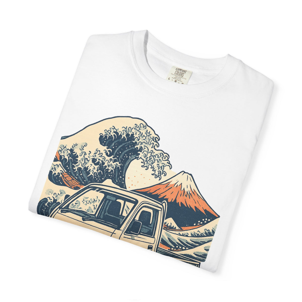 Daihatsu Hijet Kei Truck T-Shirt — Ukiyo-e Wave Japanese Mini Truck T-Shirt