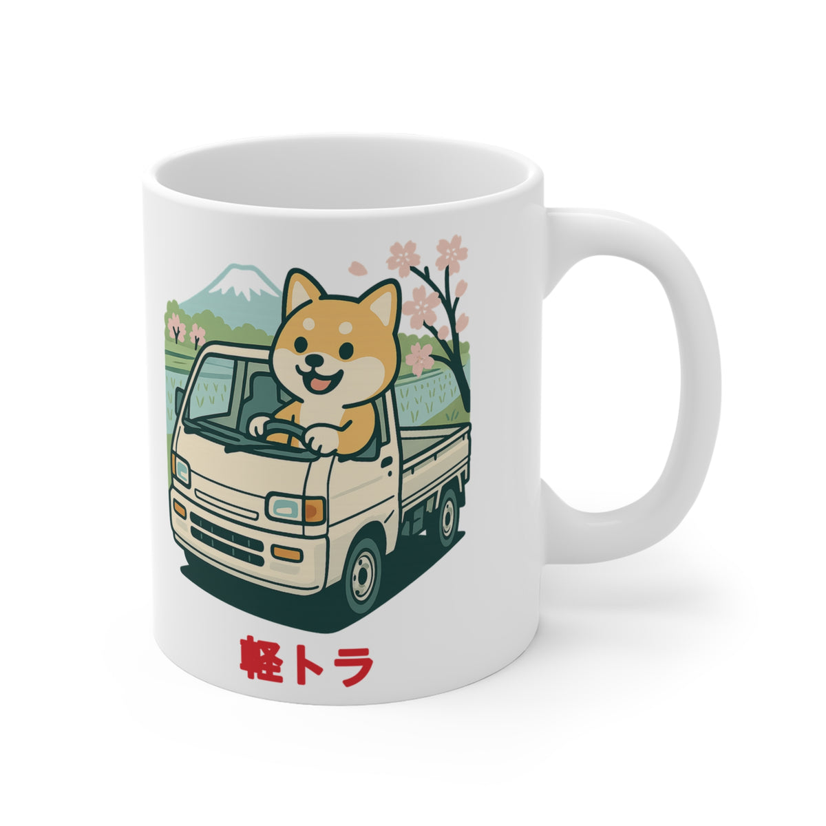 Shiba Inu Kei Truck Mug — Cute JDM Coffee Mug 11oz