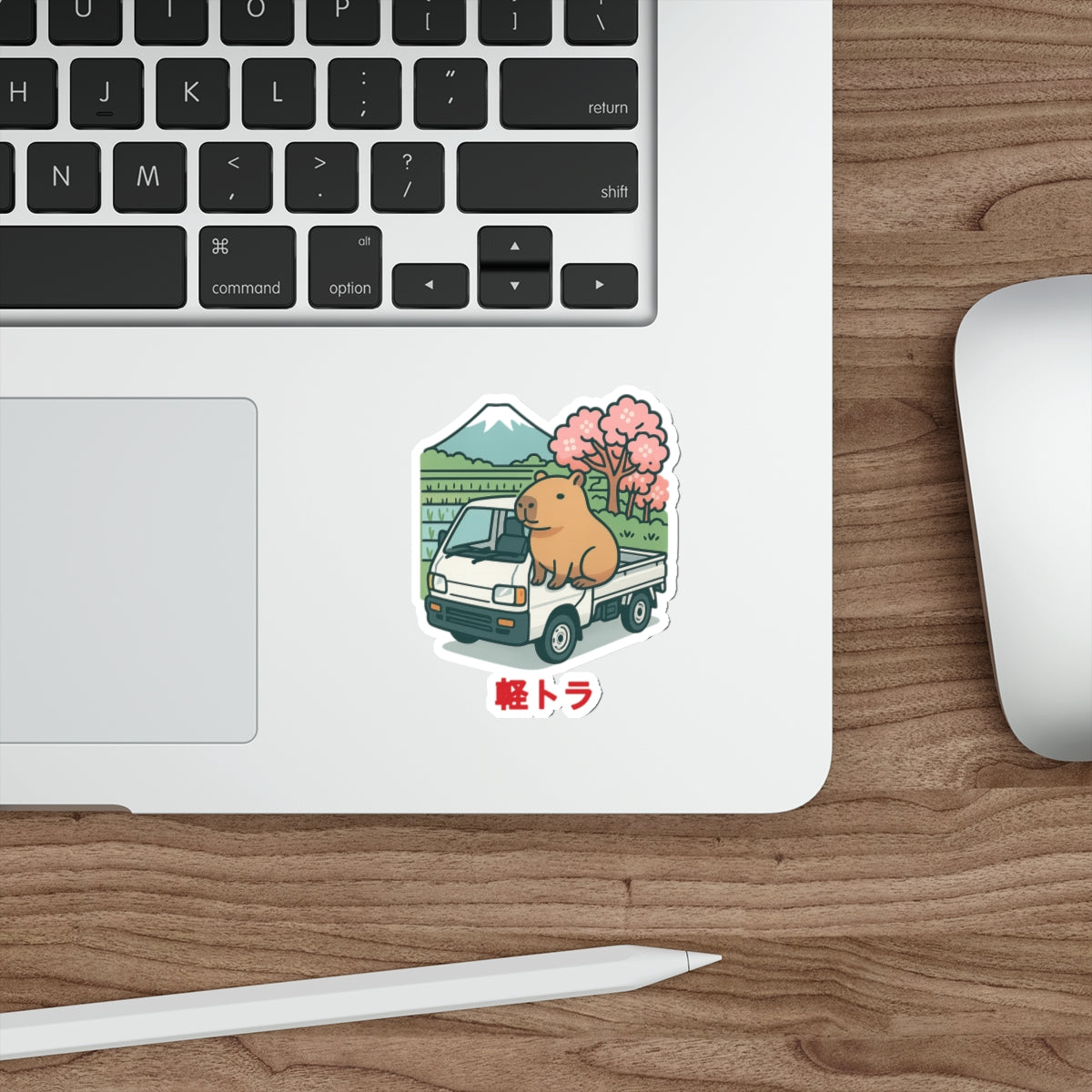 Capybara Kei Truck Sticker — Japanese Mini Truck JDM Vinyl Decal