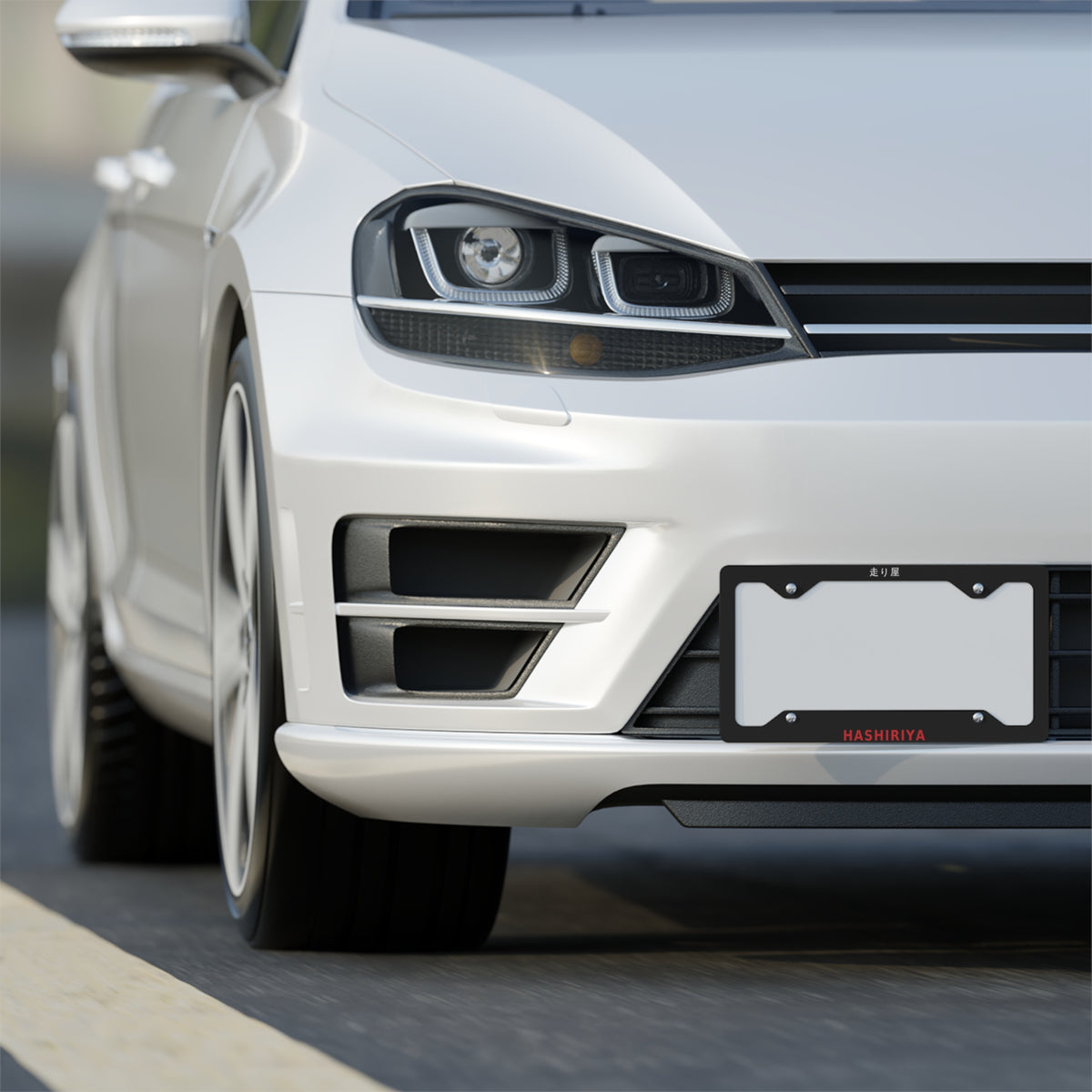 Hashiriya License Plate Frame — 走り屋 Japanese Street Racer JDM Frame