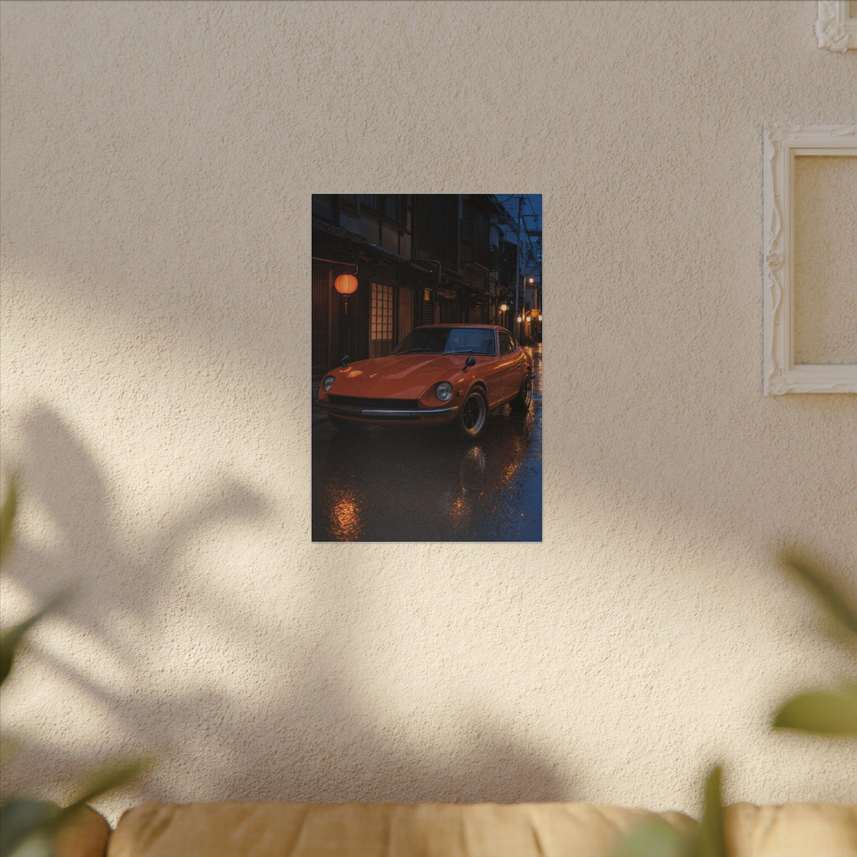 Datsun 240Z Fairlady Z S30 Canvas Wall Art — Tokyo Backstreet Photoreal JDM Car Art