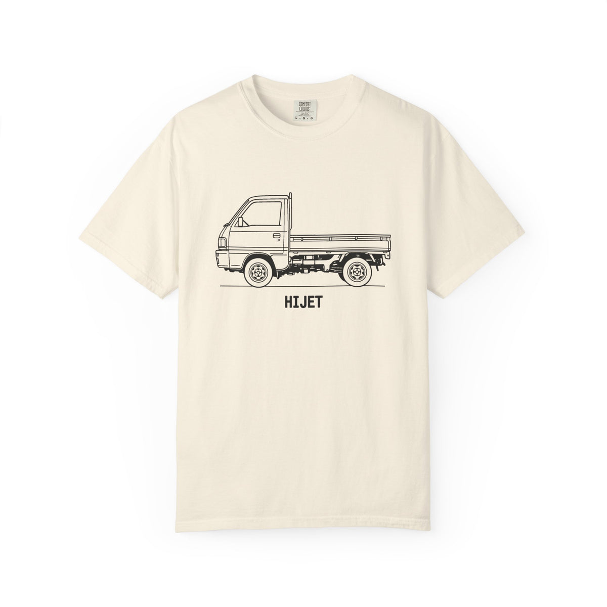 Daihatsu Hijet Kei Truck T-Shirt — Line Art Outline Mini Truck Shirt