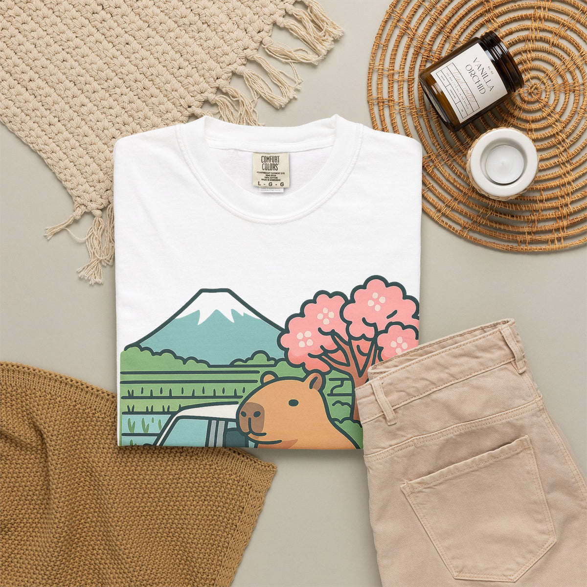 Capybara Kei Truck T-Shirt — Japanese Mini Truck JDM Car Shirt