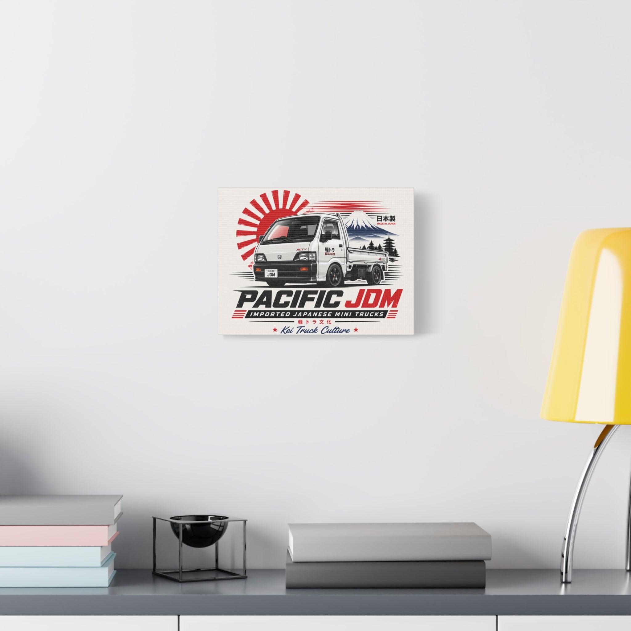Pacific JDM Kei Truck Canvas Print — Japanese Mini Truck Wall Art