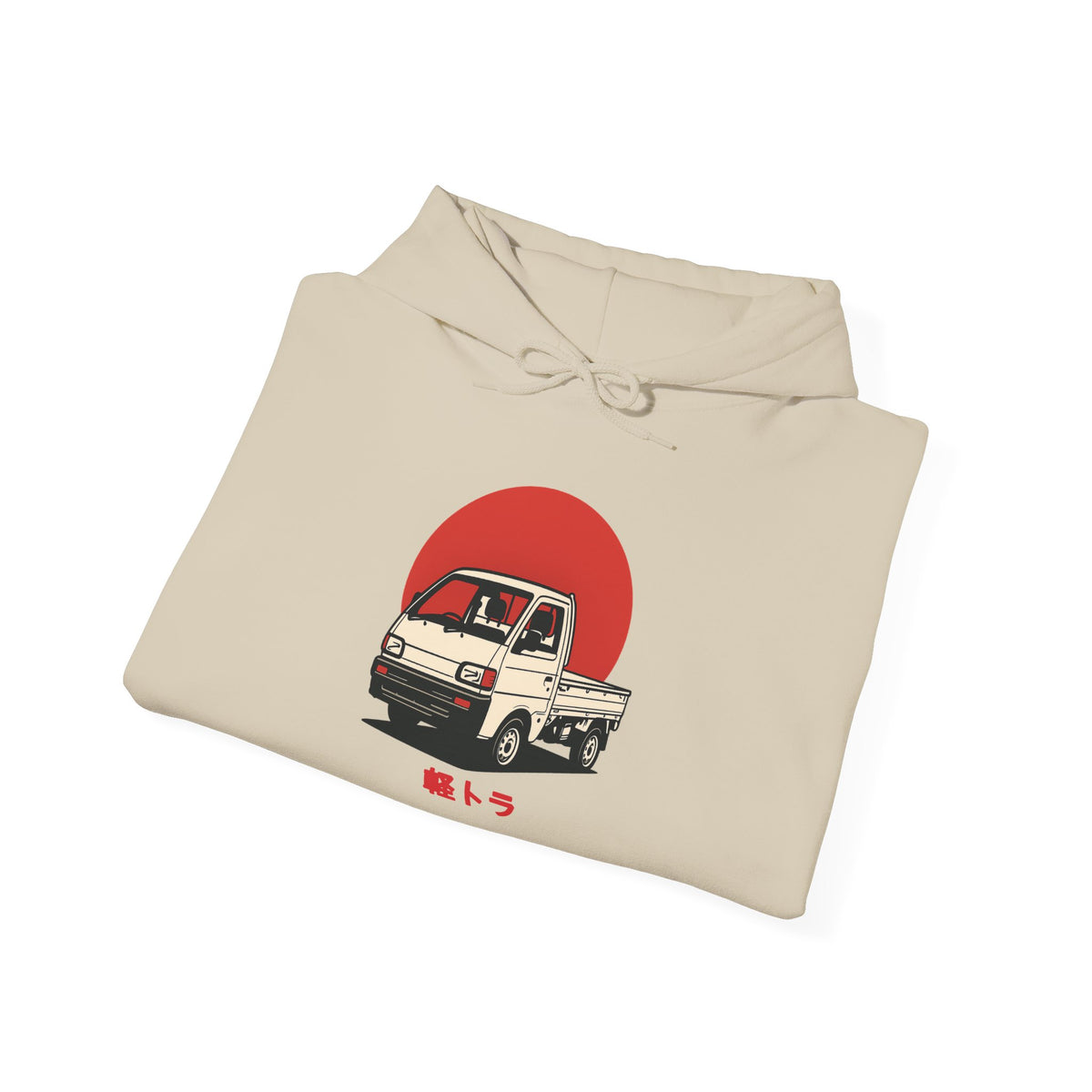Red Sun Kei Truck Hoodie — Japanese Mini Truck JDM Car Hoodie
