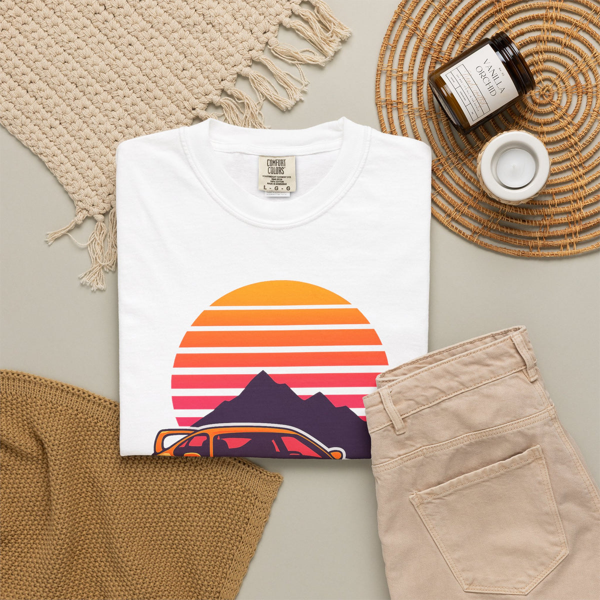 Toyota Supra MK4 T-Shirt — Retro Sunset JDM Car Shirt