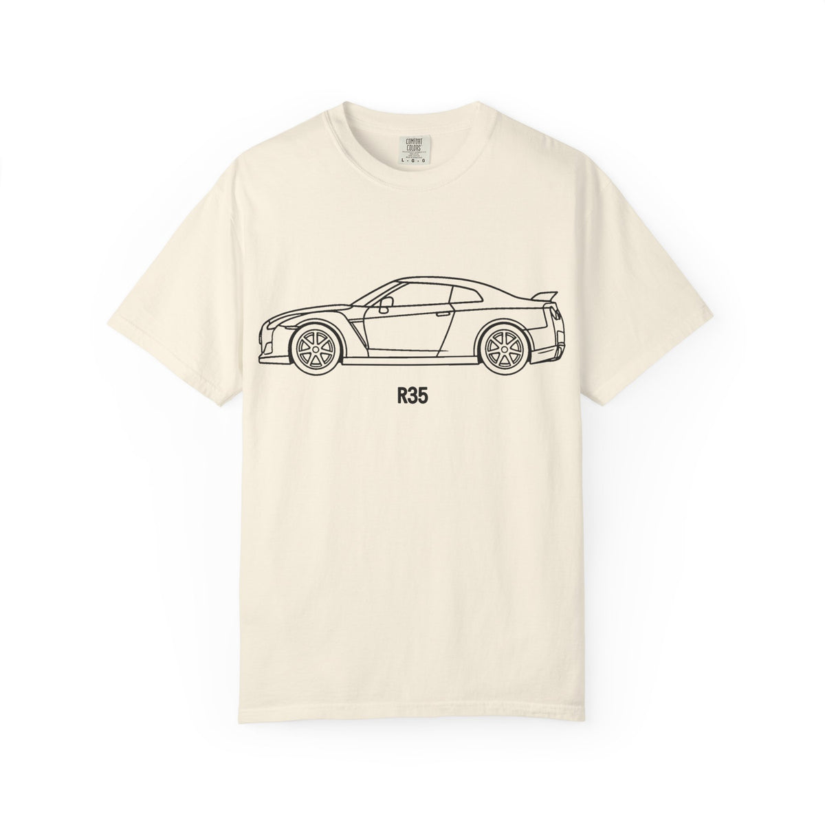 Nissan GT-R R35 T-Shirt — Line Art Outline JDM Shirt