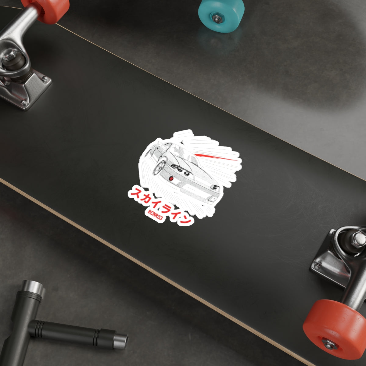 Nissan Skyline GT-R R33 Sticker — Manga Panel JDM Vinyl Decal