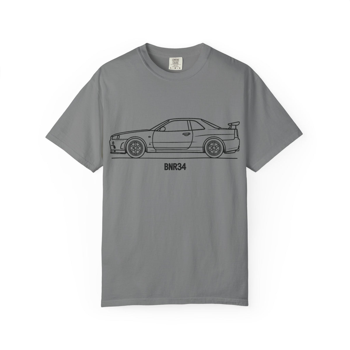 Nissan Skyline GT-R R34 T-Shirt — Line Art Outline JDM Shirt