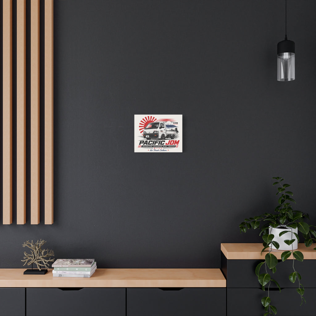 Pacific JDM Kei Truck Canvas Print — Japanese Mini Truck Wall Art