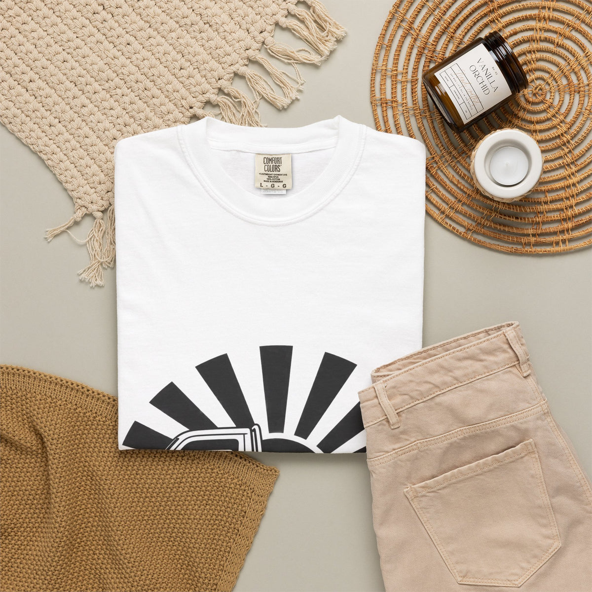 Mini Truck Sunrise T-Shirt — Retro Kei Truck Graphic Tee