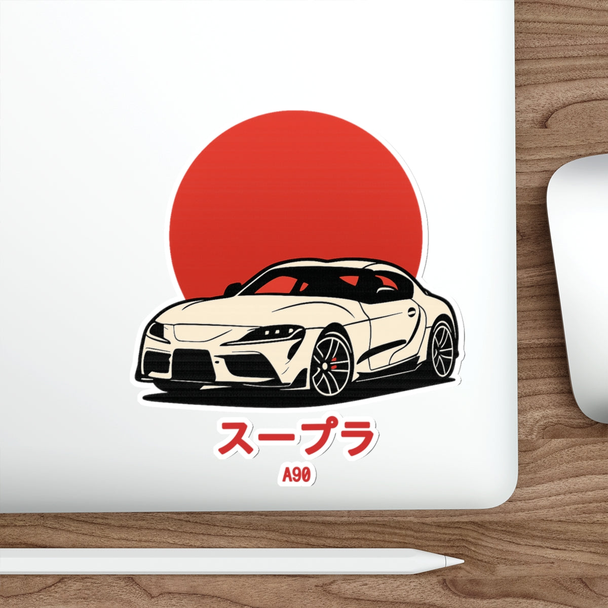 Toyota Supra MK5 Sticker — Red Sun JDM Vinyl Decal