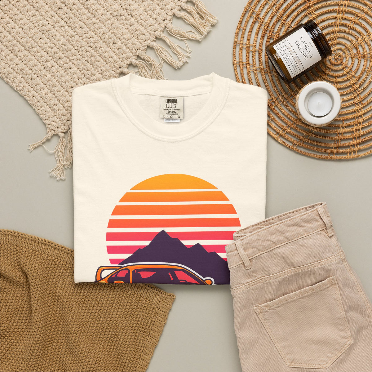 Toyota Supra MK4 T-Shirt — Retro Sunset JDM Car Shirt
