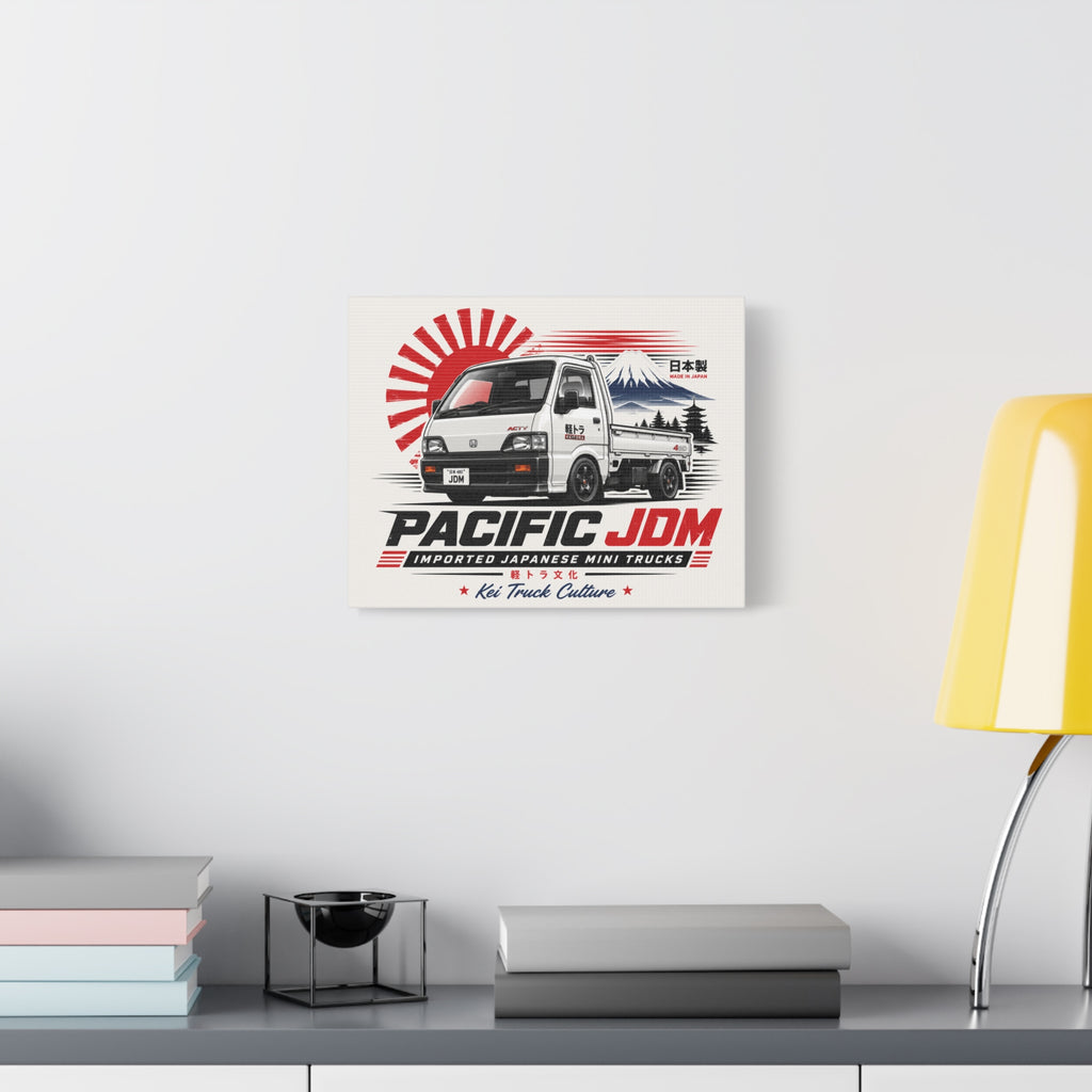 Pacific JDM Kei Truck Canvas Print — Japanese Mini Truck Wall Art