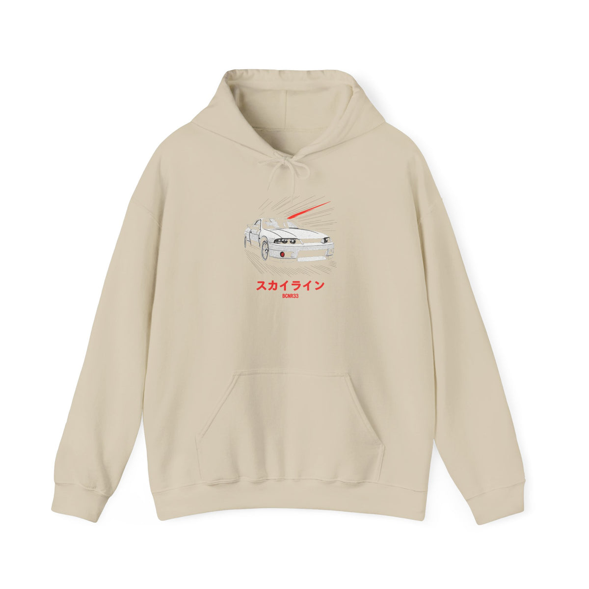 Nissan Skyline GT-R R33 Hoodie — Manga Panel JDM Car Hoodie