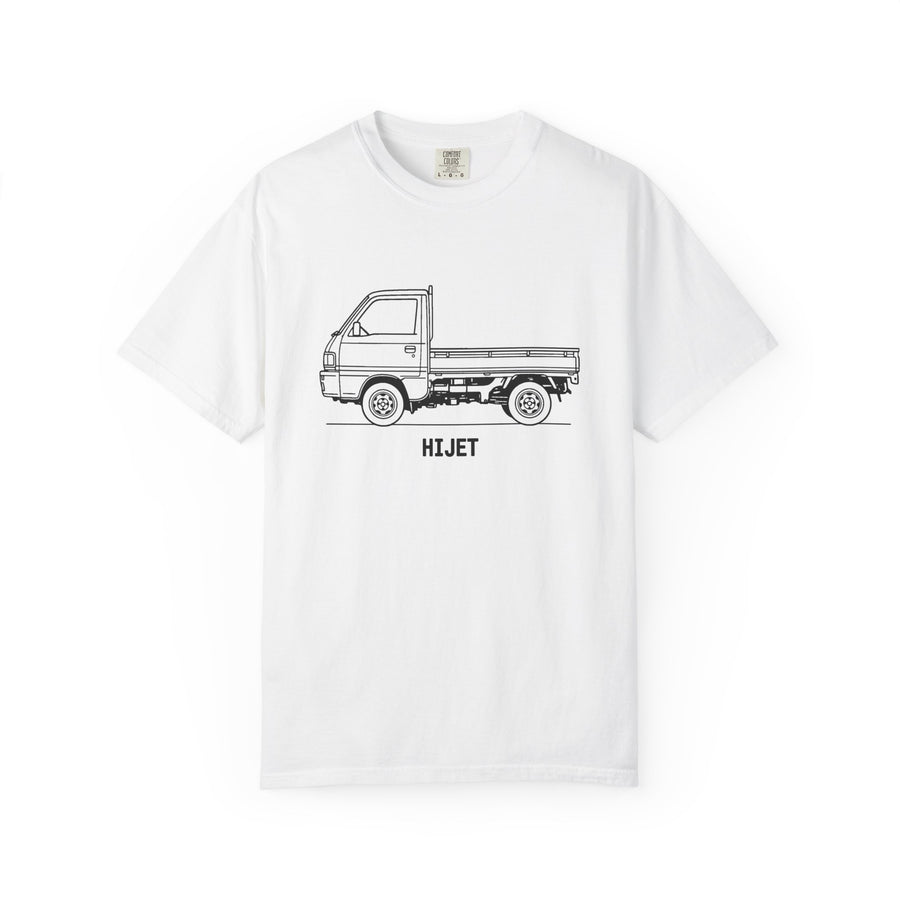 Daihatsu Hijet Kei Truck T-Shirt — Line Art Outline Mini Truck Shirt