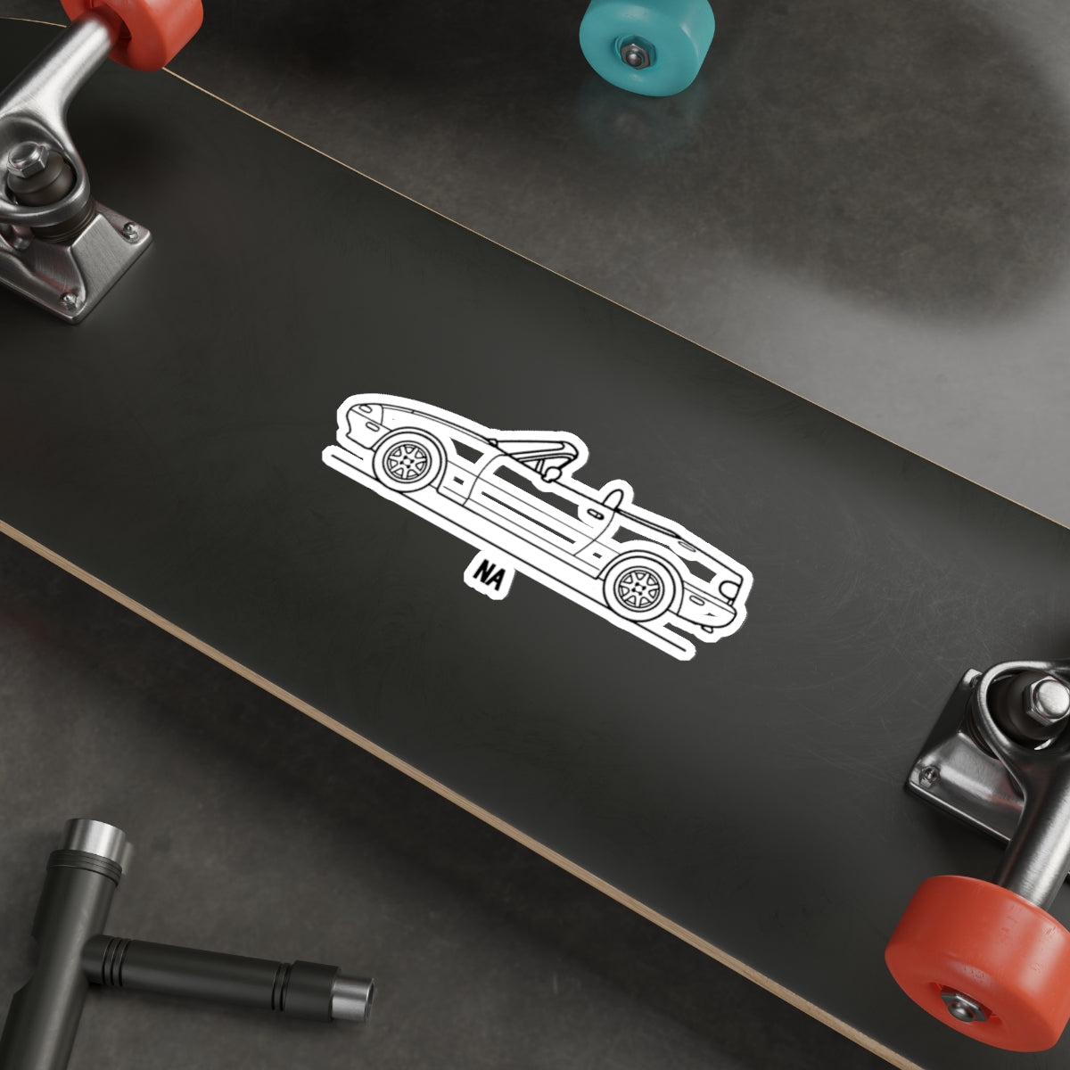 Mazda Miata NA Sticker — Line Art Outline JDM Vinyl Decal
