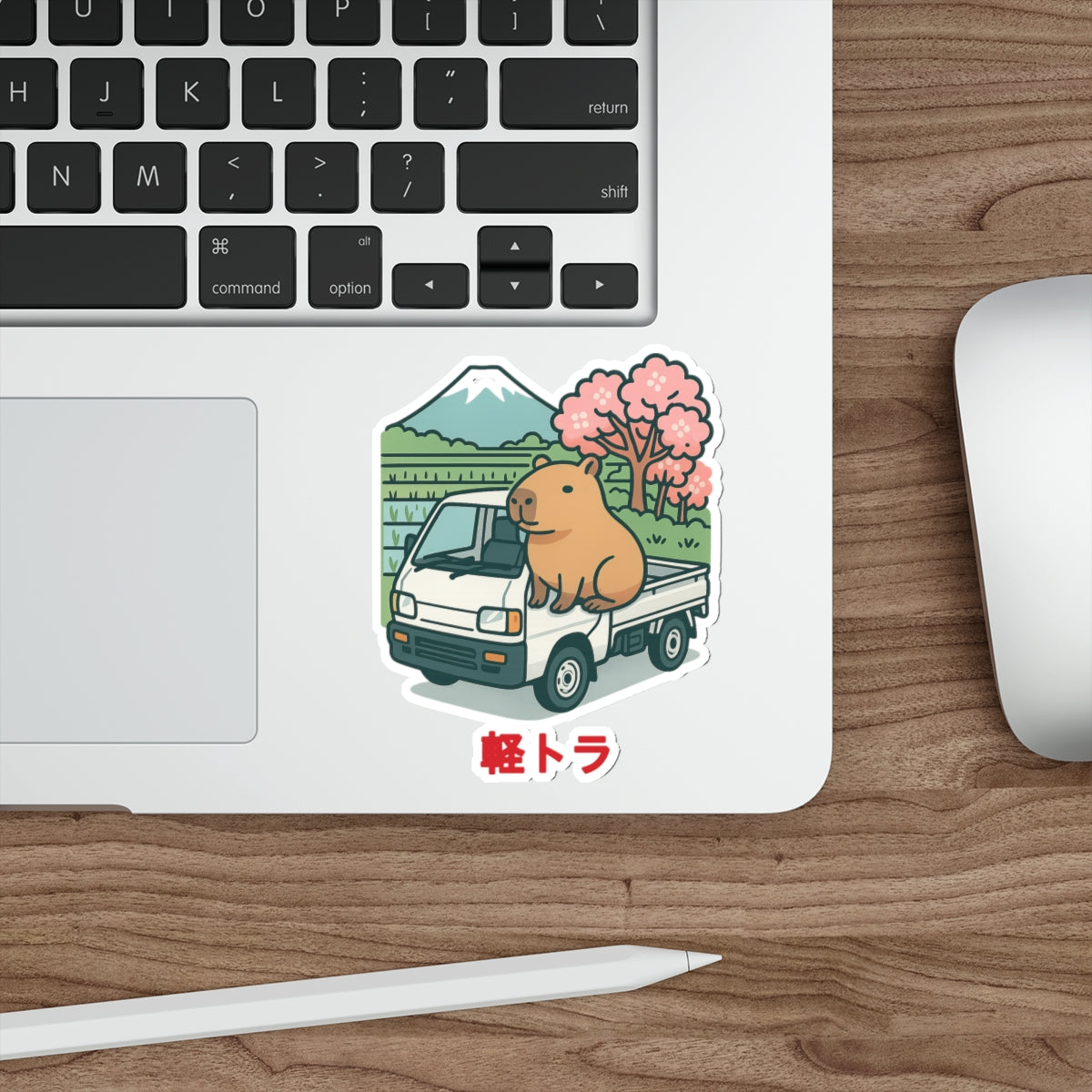 Capybara Kei Truck Sticker — Japanese Mini Truck JDM Vinyl Decal